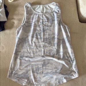 Gray Camouflage Tank Top